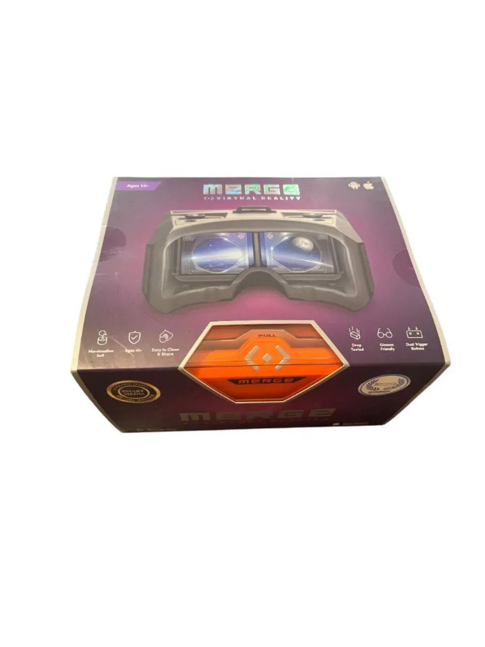 Merge VR/AR Goggles Virtual Reality Headset For iOS & Android Devices Ages 10+
